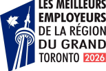 Logo des meilleurs employeurs de la région du Grand Toronto pour 2026